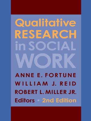 cover image of Qualitative Research in Social Work